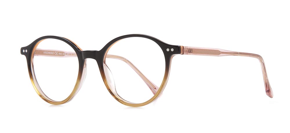 GOLDBERRY NULL Teenage Woman Round Full-Rimmed Acetate Unfiltered GB 4002-C.10